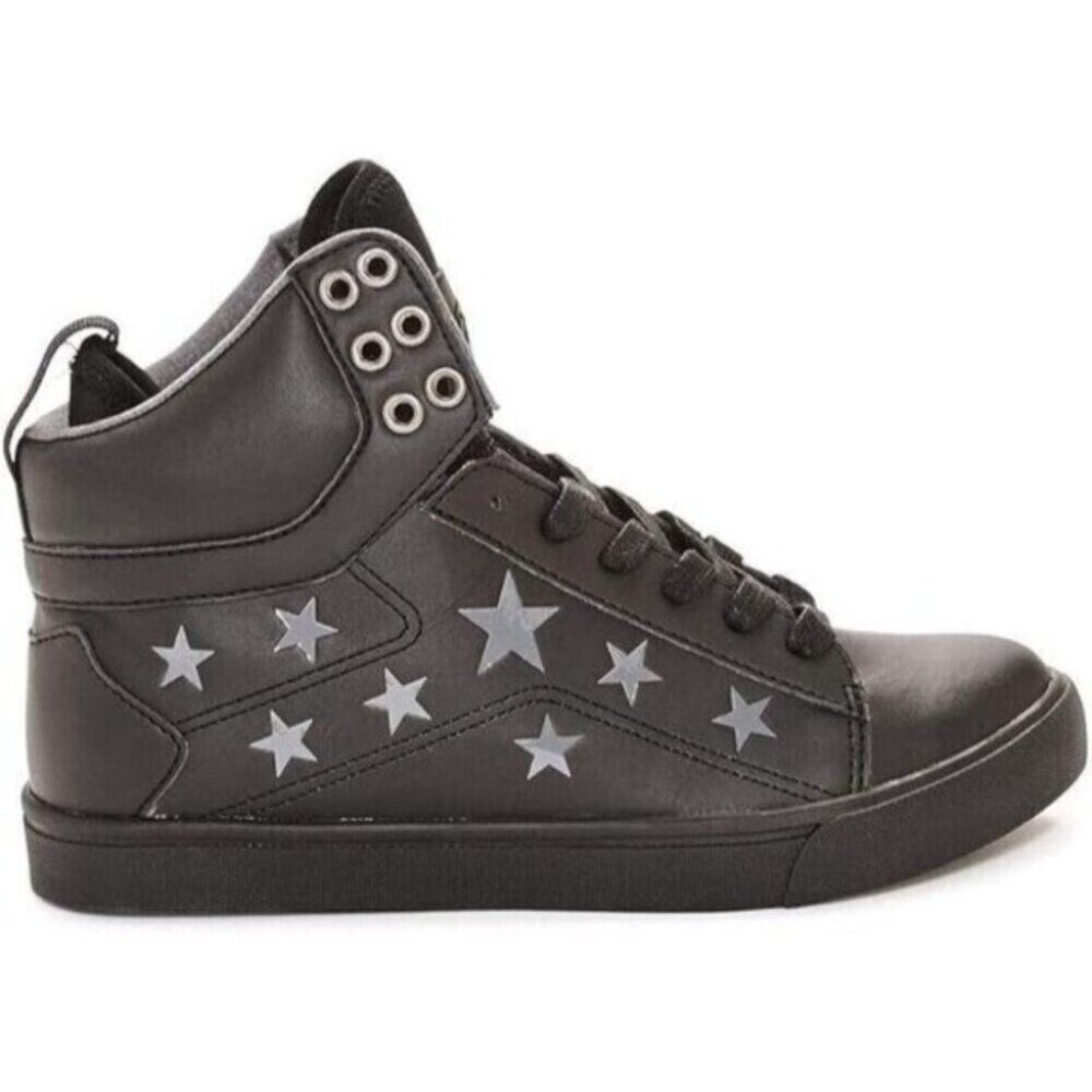 NIB Pastry Women's Pop Tart Star Dance Sneaker Black/Silver Size 6.5